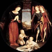Piero di Cosimo The Adoration of the Christ Child Sweden oil painting artist